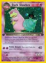 Dark Slowbro Rare Holo Team Rocket
