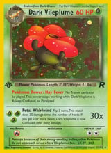 Dark Vileplume Rare Holo Team Rocket