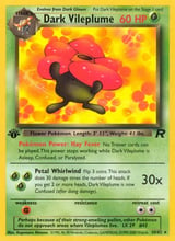 Dark Vileplume Rare Team Rocket