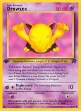 Drowzee Common Team Rocket