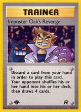 Imposter Oak's Revenge Uncommon Team Rocket