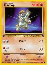 Machop Common Team Rocket