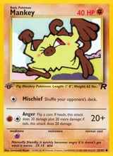 Mankey Common Team Rocket
