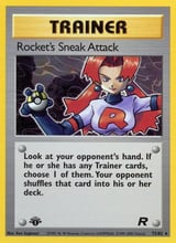 Rocket's Sneak Attack Rare Team Rocket
