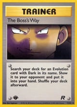 The Boss's Way Uncommon Team Rocket